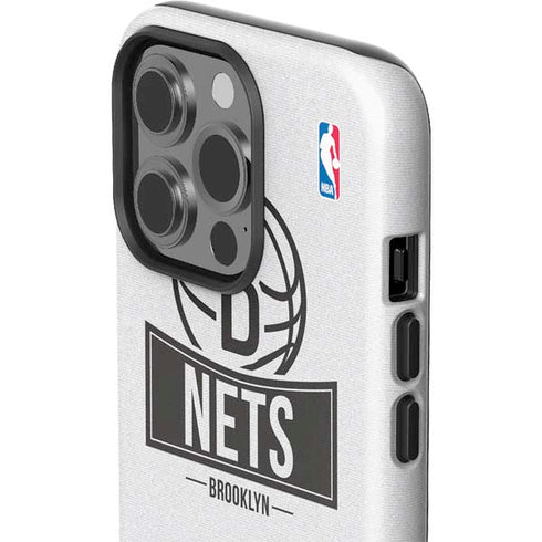 NBA Brooklyn Nets Static iPhone 15 Pro Impact Case